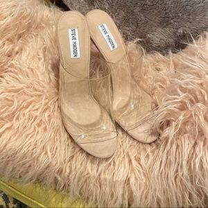 Steve Madden Clear Sandals